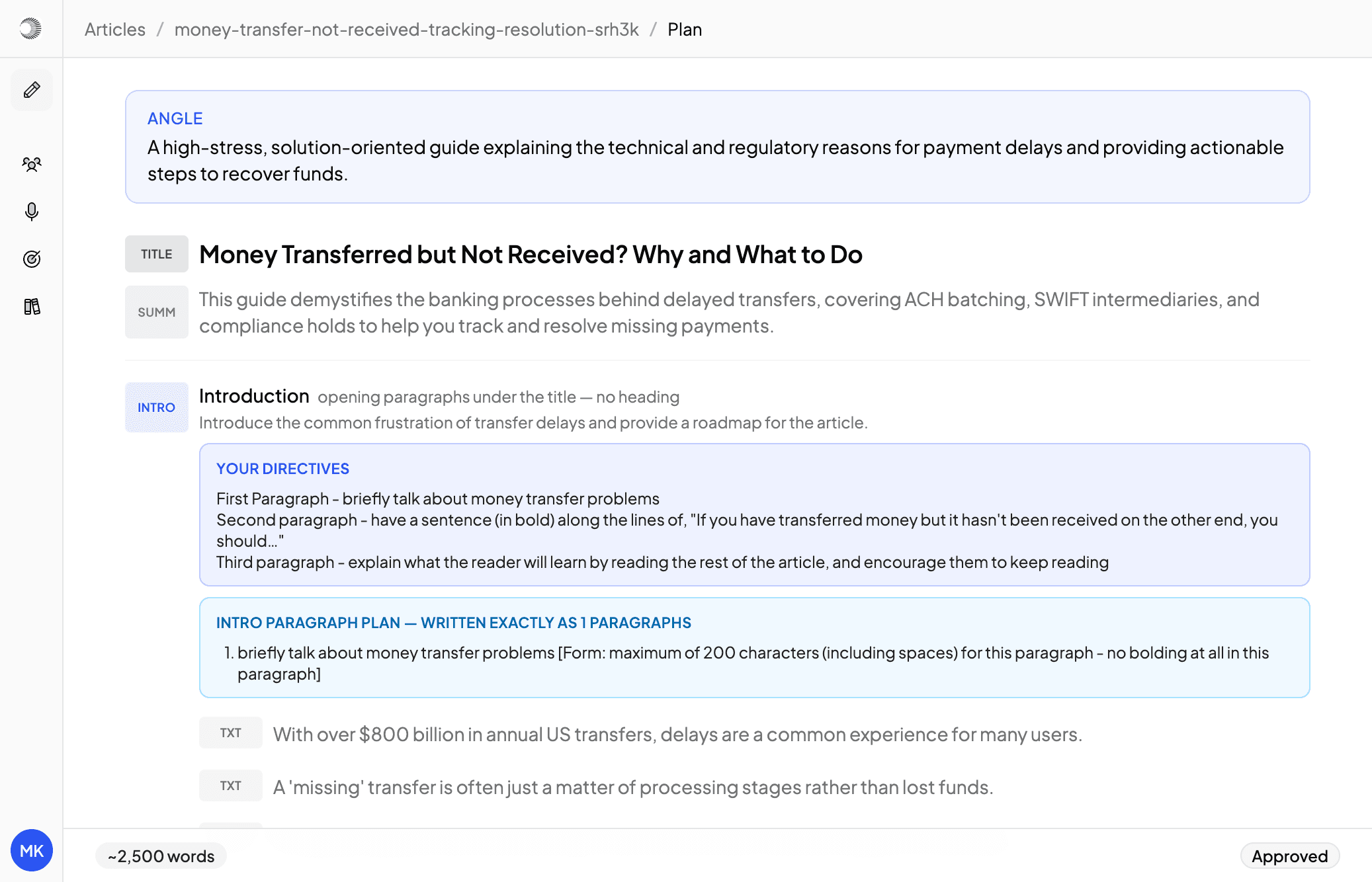 Pluid — the Research step